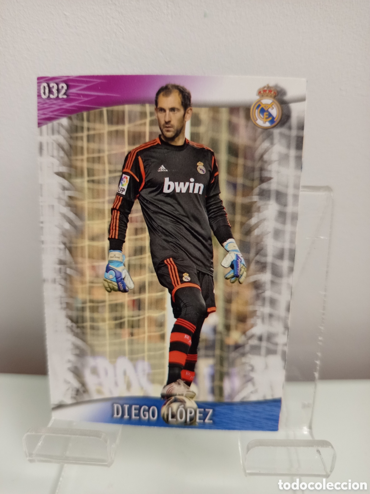 Cartes &agrave; collectionner de Football: ❇️ CROMO CARD ⚽ DIEGO L&Oacute;PEZ REAL MADRID 32 FICHAS LIGA QUIZ GAME 2014 13 14 2013 2014 MUNDICROMO ❇️