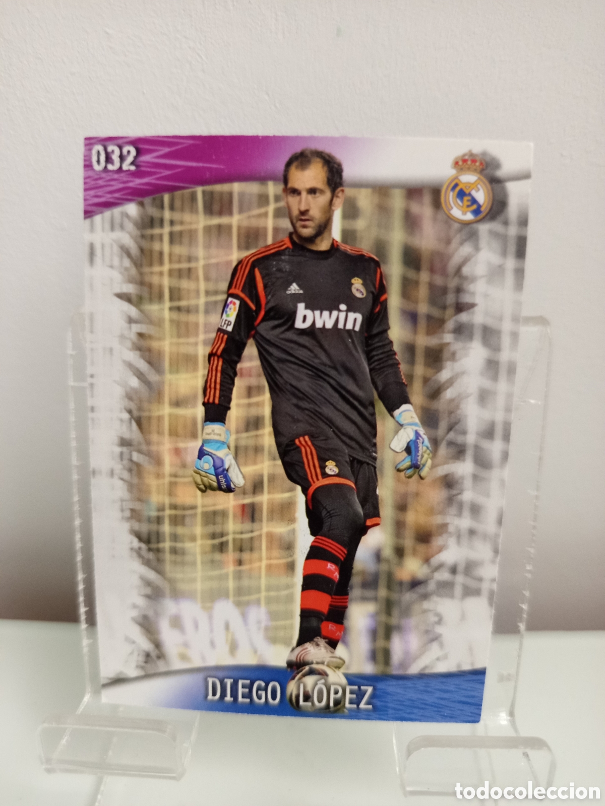 Cartes &agrave; collectionner de Football: ❇️ CROMO CARD ⚽ DIEGO L&Oacute;PEZ REAL MADRID 32 FICHAS LIGA QUIZ GAME 2014 13 14 2013 2014 MUNDICROMO ❇️
