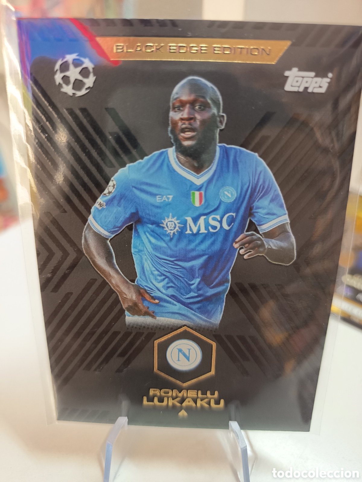 Cromos de F&uacute;tbol: BLACK EDGE LUKAKU BE8 MATCH ATTAX EXTRA 2025 2026