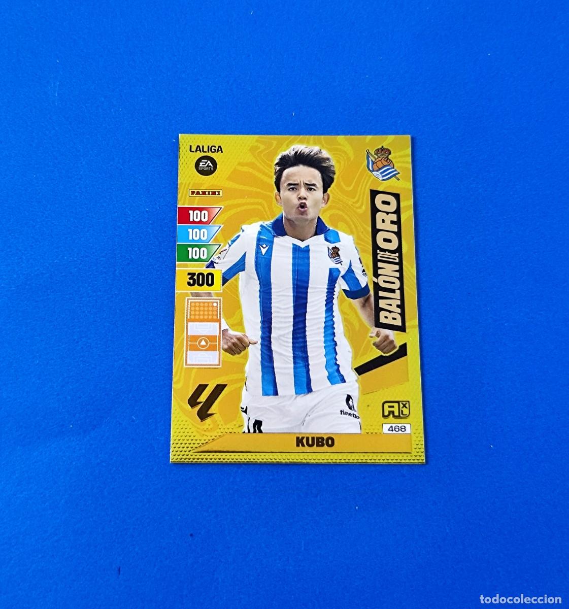 Cromos de F&uacute;tbol: Adrenalyn 2023 2024 / 23 24 Bal&oacute;n de Oro Kubo 466 Real Sociedad