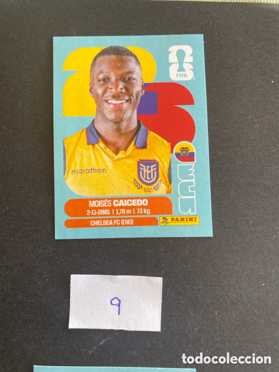 Cromos de F&uacute;tbol: Cromo Ecuador Mundial 2026 N* 9 nuevo