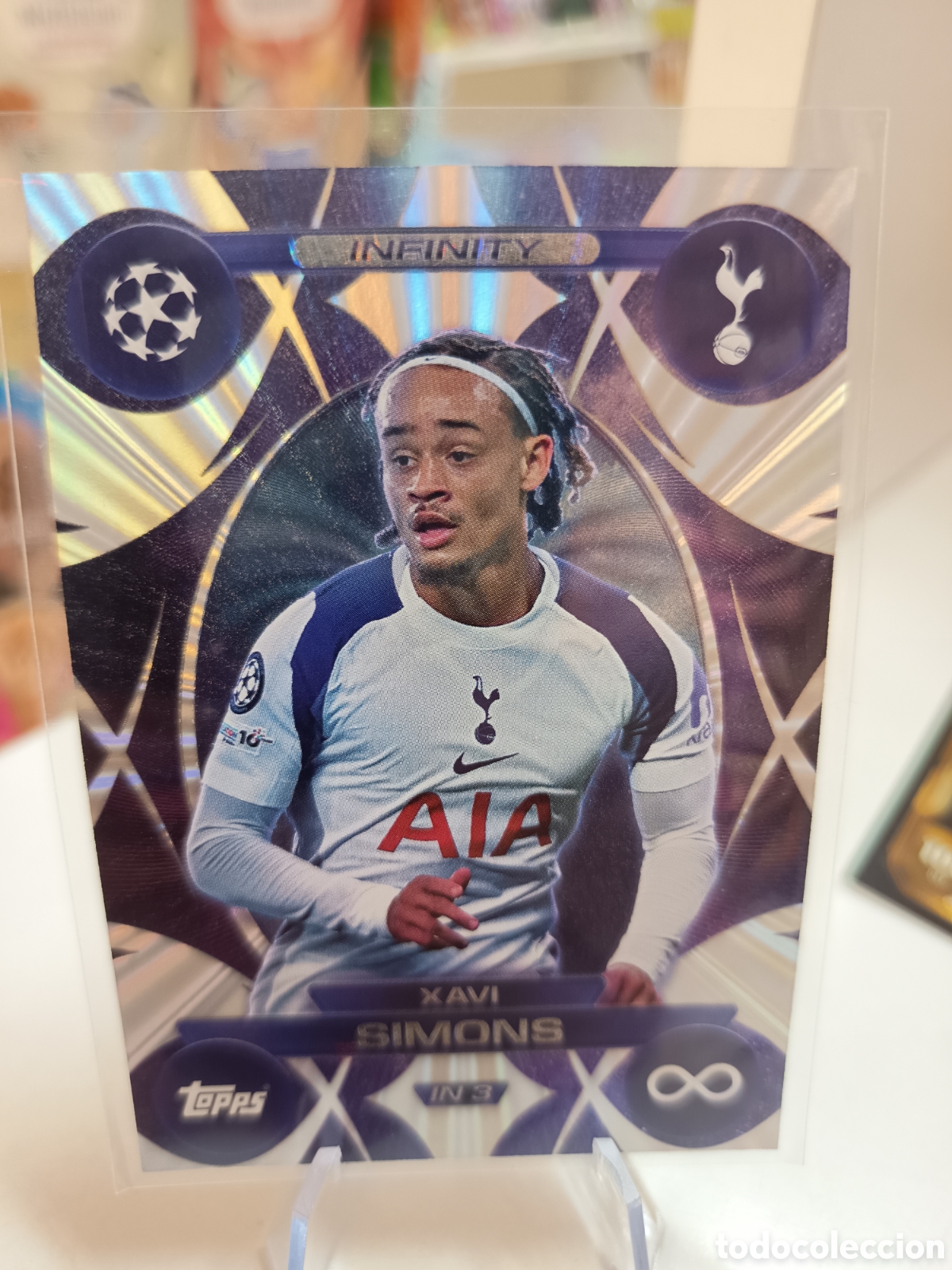 Cromos de F&uacute;tbol: INFINITY IN3 SIMONS MATCH ATTAX EXTRA 2025 2026