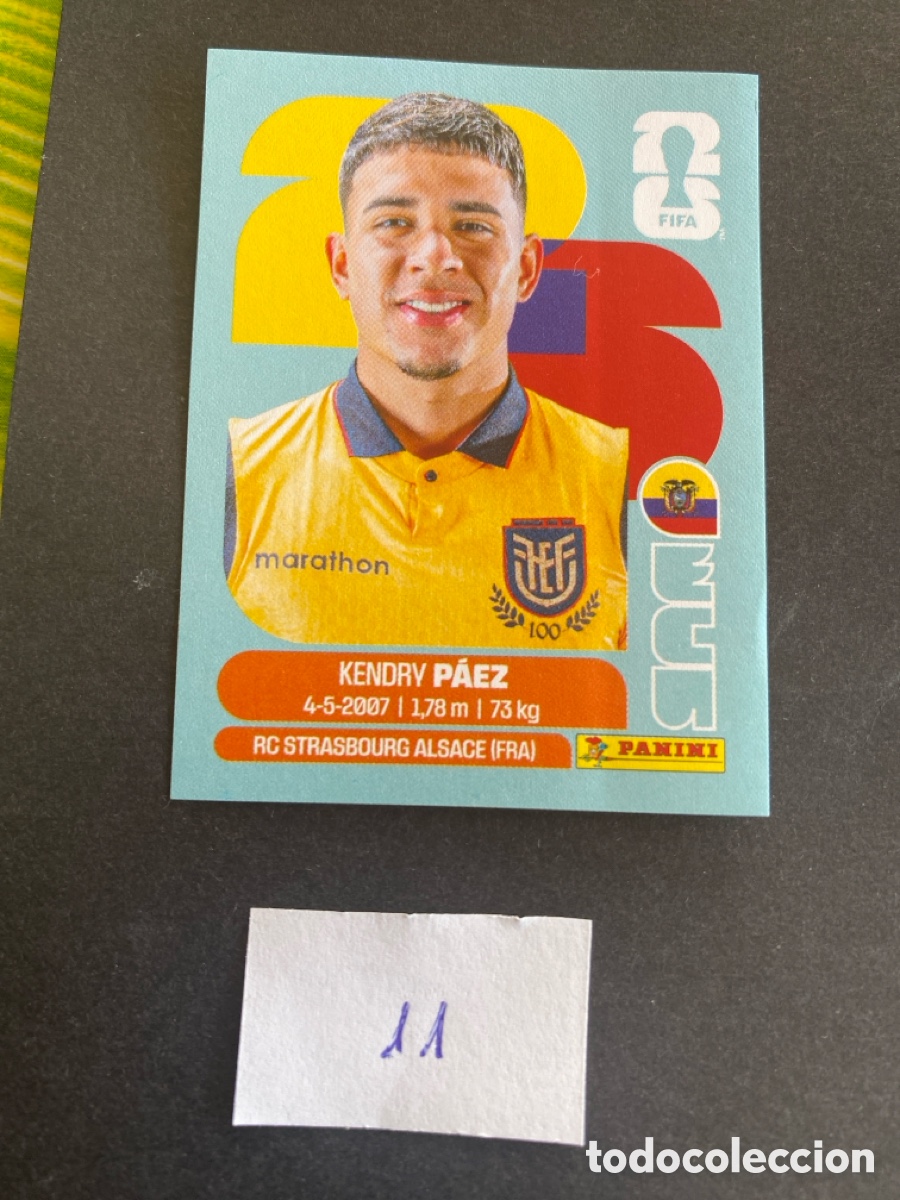 Cromos de F&uacute;tbol: Cromo Ecuador Mundial 2026 N* 11 nuevo
