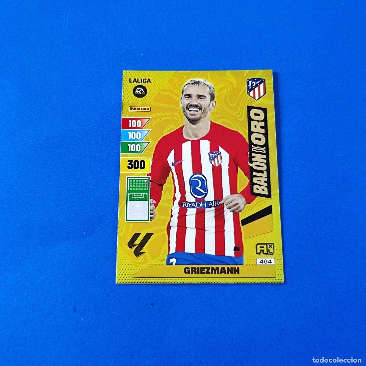 Cromos de F&uacute;tbol: Adrenalyn 2023 2024 / 23 24 Bal&oacute;n de Oro Griezmann 464 Atl&eacute;tico de Madrid