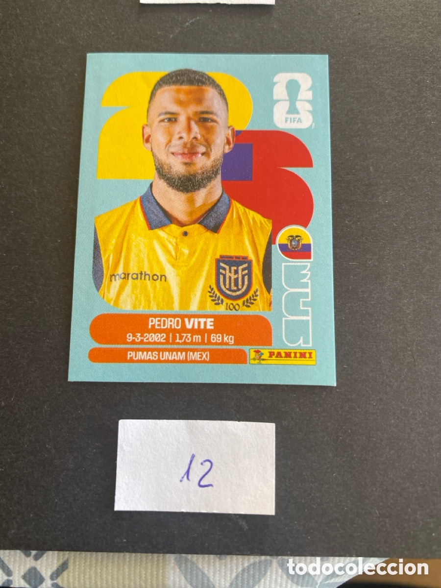 Cromos de F&uacute;tbol: Cromo Ecuador Mundial 2026 N* 12 nuevo
