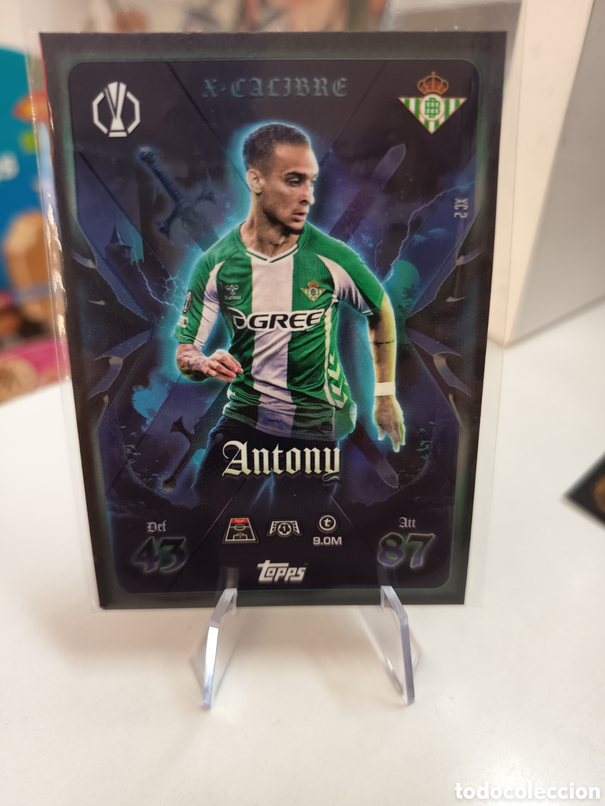 Cromos de F&uacute;tbol: XC2 X CALIBRE ANTONY MATCH ATTAX EXTRA 2025 2026