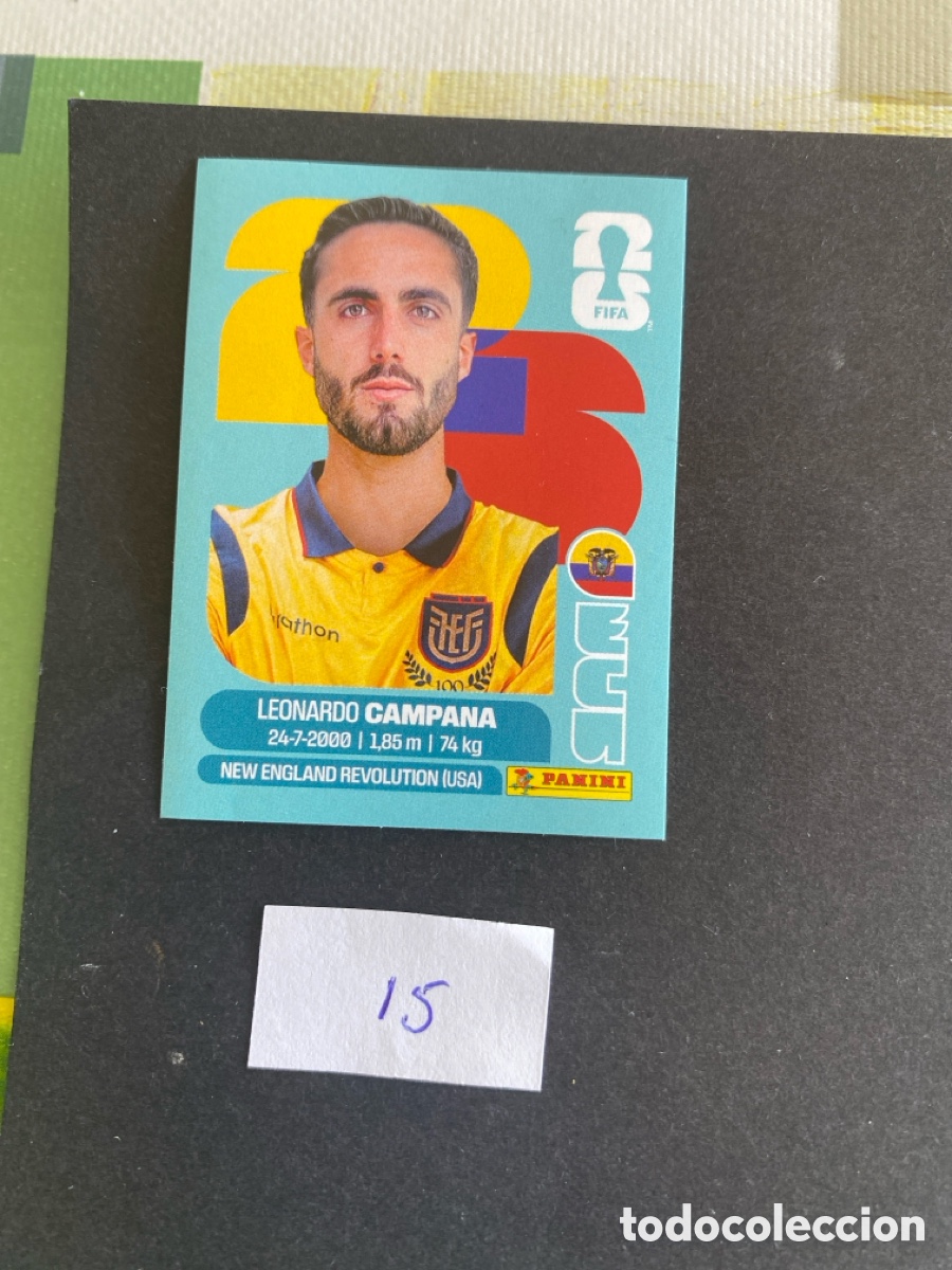 Cromos de F&uacute;tbol: Cromo Ecuador Mundial 2026 N* 15 nuevo