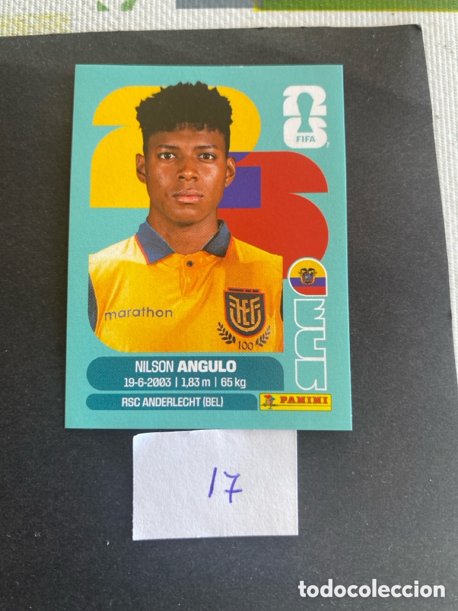 Cromos de F&uacute;tbol: Cromo Ecuador Mundial 2026 N* 17 nuevo