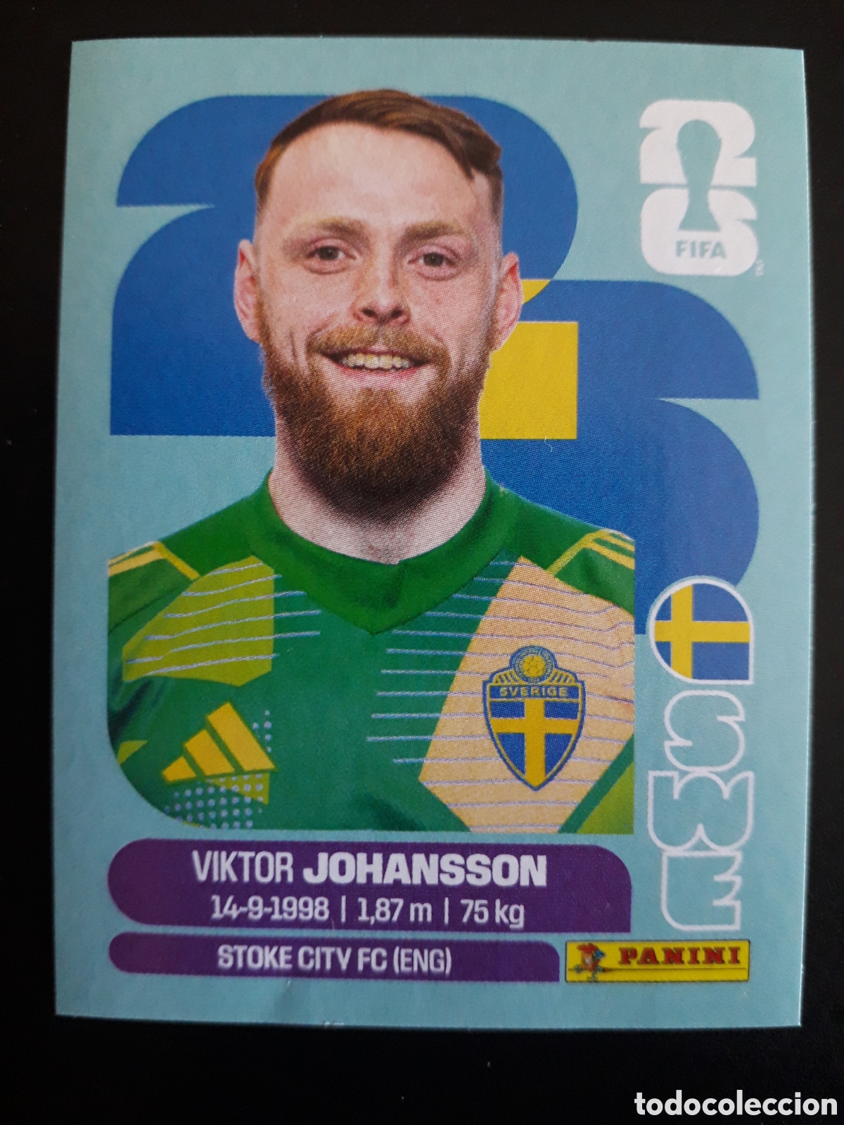 Cromos de F&uacute;tbol: JOHANSSON SUECIA SWE 2 MUNDIAL F&Uacute;TBOL 2026 FIFA WORLD CUP PANINI SIN PEGAR PEDIDO M&Iacute;NIMO 3&euro;