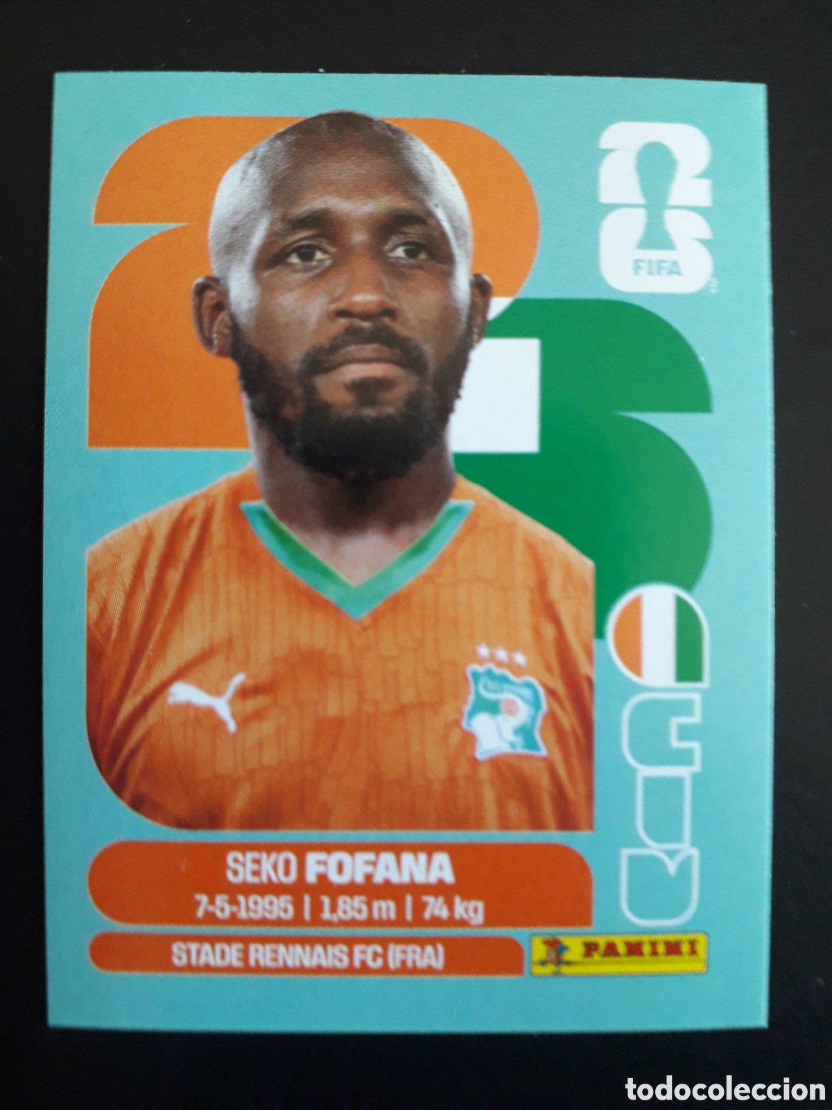Cromos de F&uacute;tbol: FOFANA COSTA DE MARFIL CIV 11 MUNDIAL F&Uacute;TBOL 2026 FIFA WORLD CUP PANINI SIN PEGAR PEDIDO M&Iacute;NIMO 3&euro;.