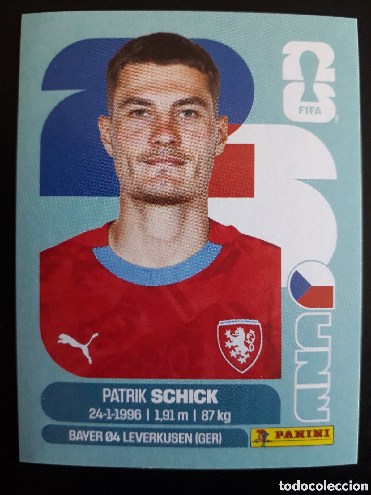 Cromos de F&uacute;tbol: SCHICK REP CHECA/CHEQUIA CZE 20 MUNDIAL F&Uacute;TBOL 2026 FIFA WORLD CUP PANINI SIN PEGAR PEDIDO M&Iacute;NIMO 3&euro;
