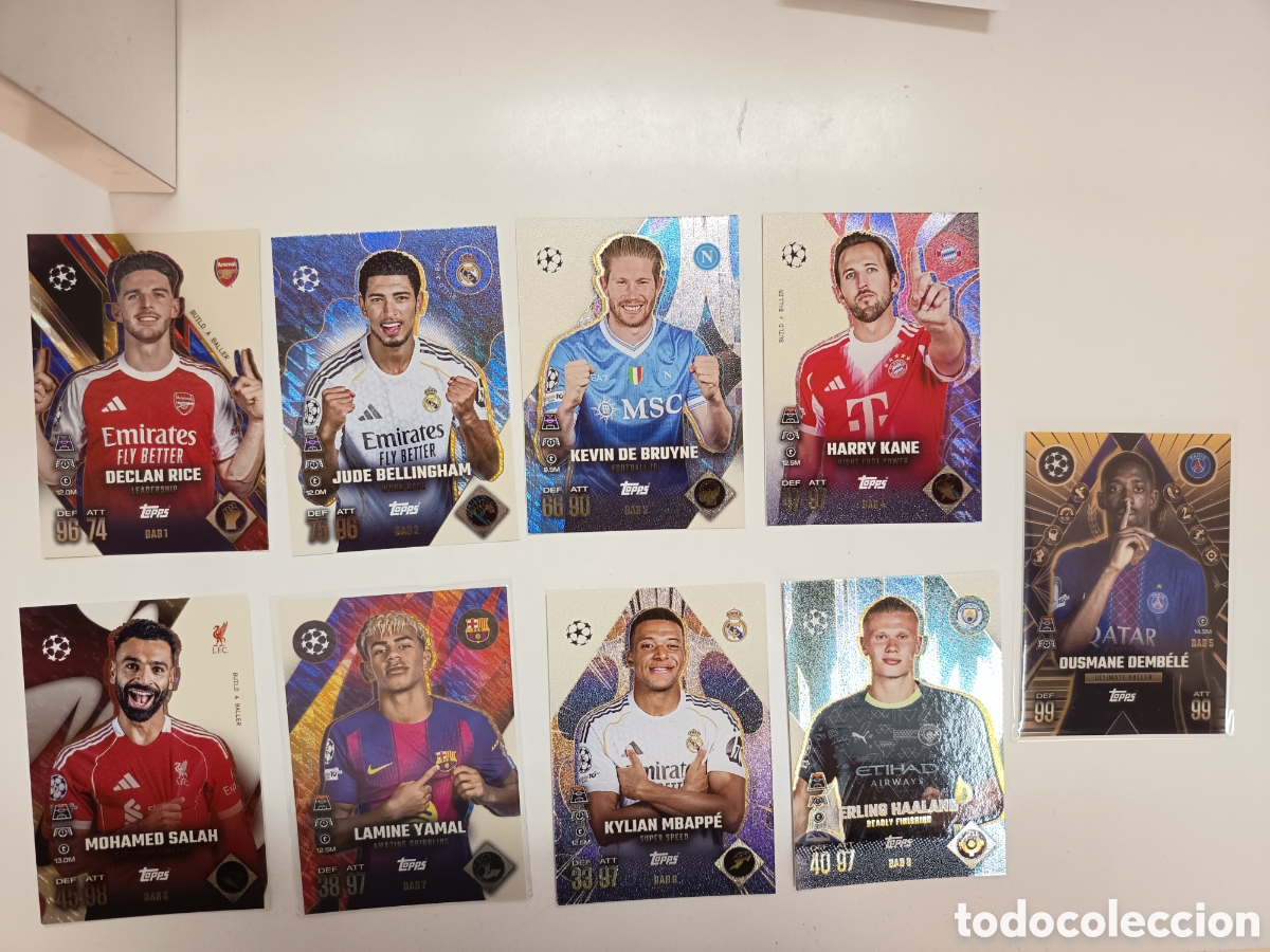 Cromos de F&uacute;tbol: BUILD A BALLER LOTE Dembele MATCH ATTAX EXTRA 2025 2026