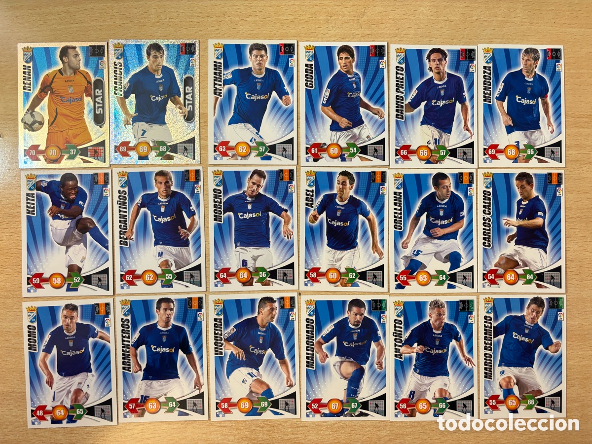 Cromos de F&uacute;tbol: 18 cromos Xerez CD Adrenalyn 09-10 nuevos