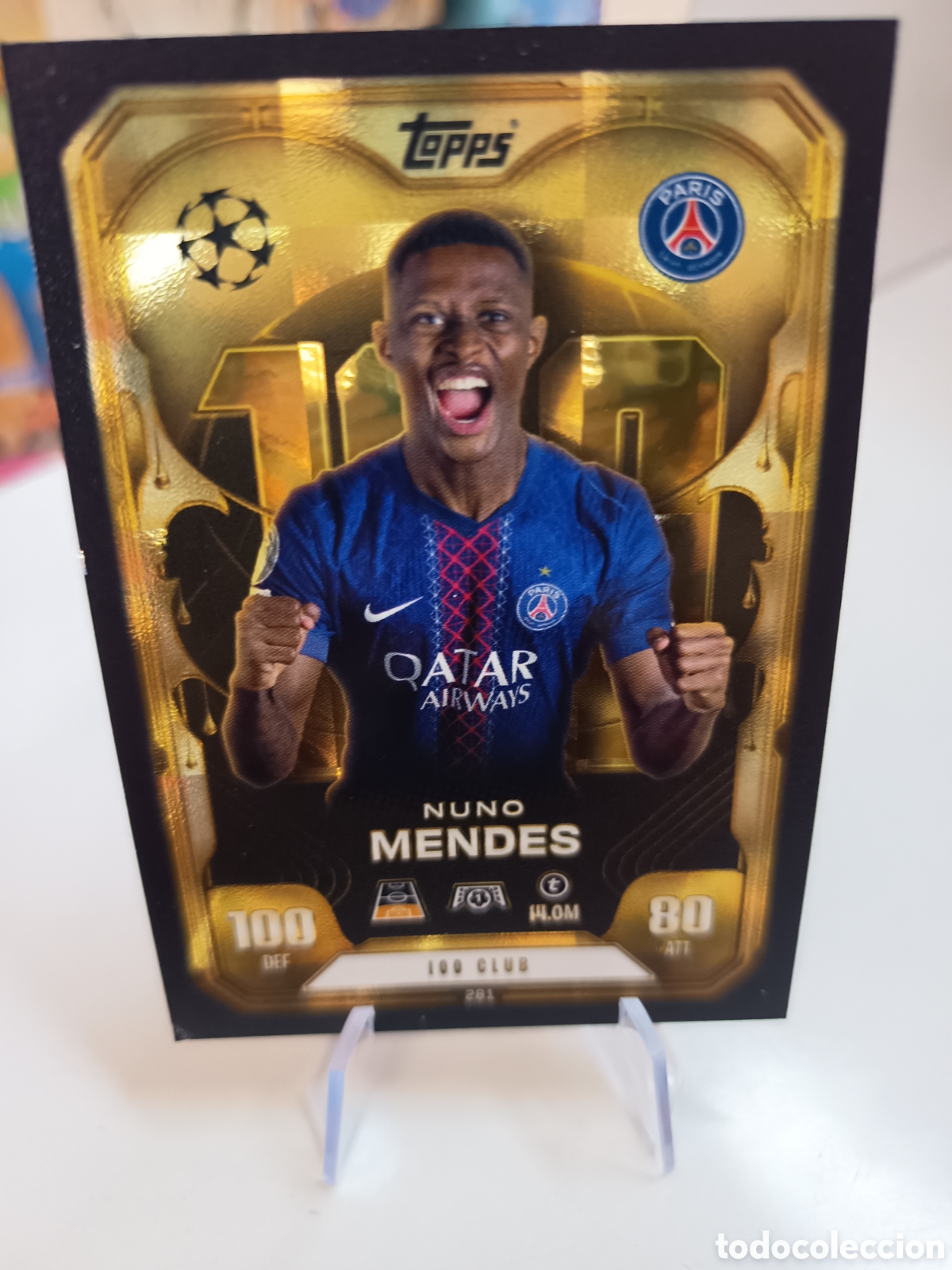 Cromos de Futebol: 100 CLUB MENDES 281 MATCH ATTAX EXTRA 2025 2026