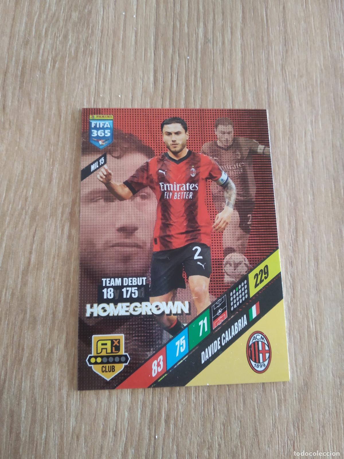 Cromos de Futebol: MIL 15 CALABRIA AC MILAN CROMO FUTBOL PANINI ADRENALYN 23-24 FIFA 365 2023-2024