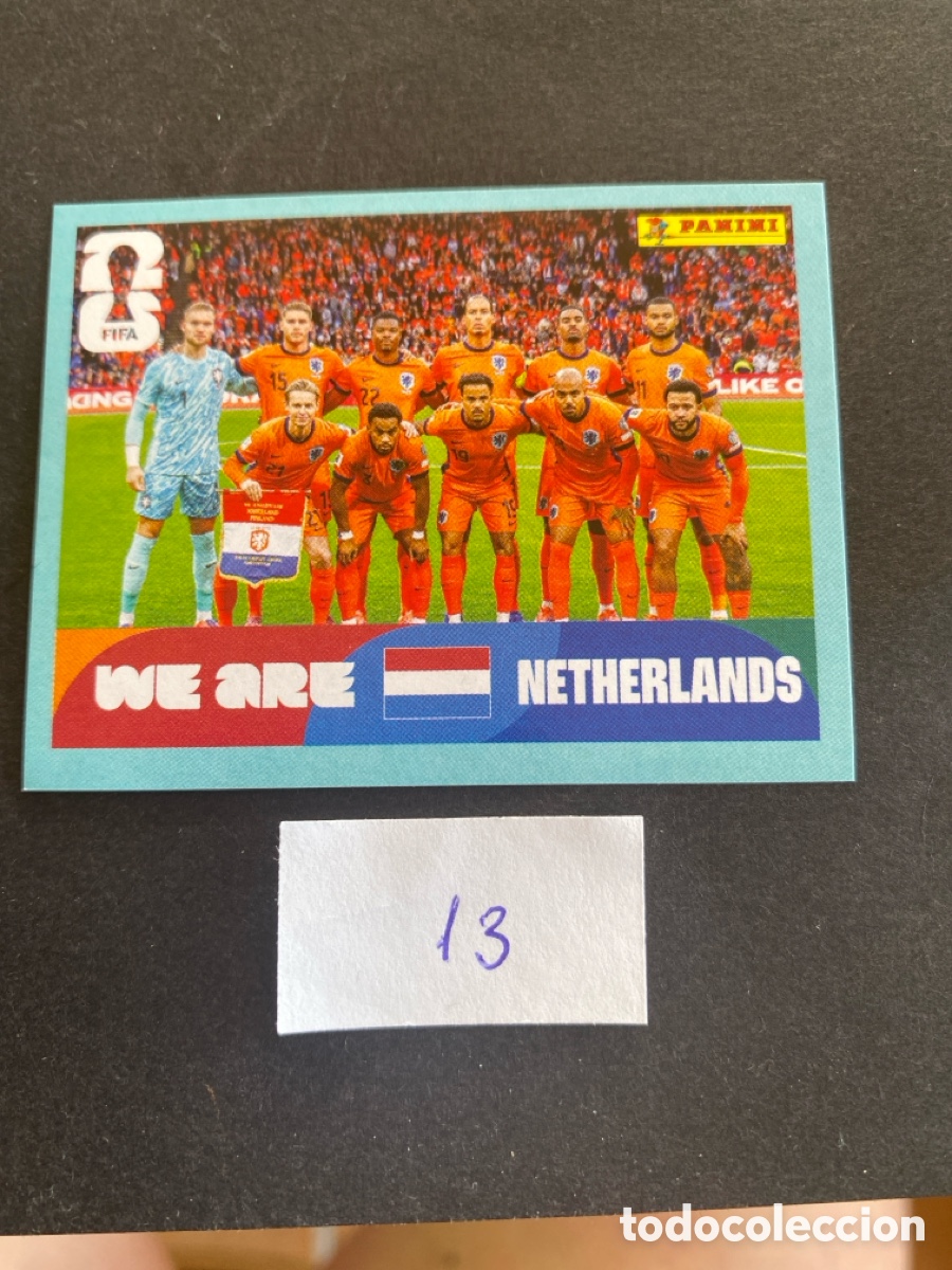 Cromos de Futebol: Cromo Holanda Mundial 2026 N* 13 nuevo