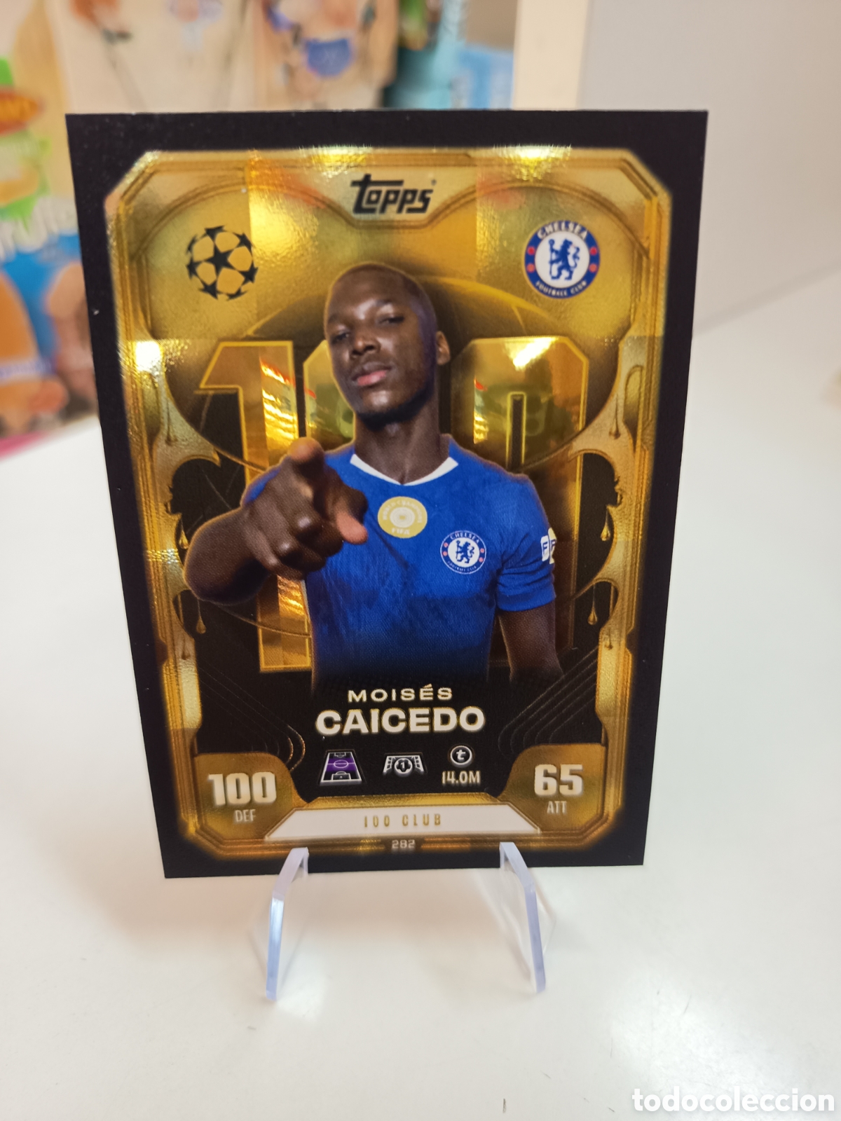 Cromos de Futebol: 100 CLUB CAICEDO 282 MATCH ATTAX EXTRA 2025 2026