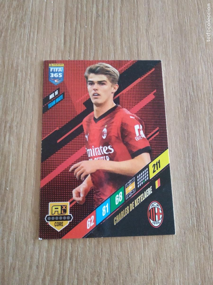 Cromos de Futebol: MIL 16 DE KETELAERE AC MILAN CROMO FUTBOL PANINI ADRENALYN 23-24 FIFA 365 2023-2024