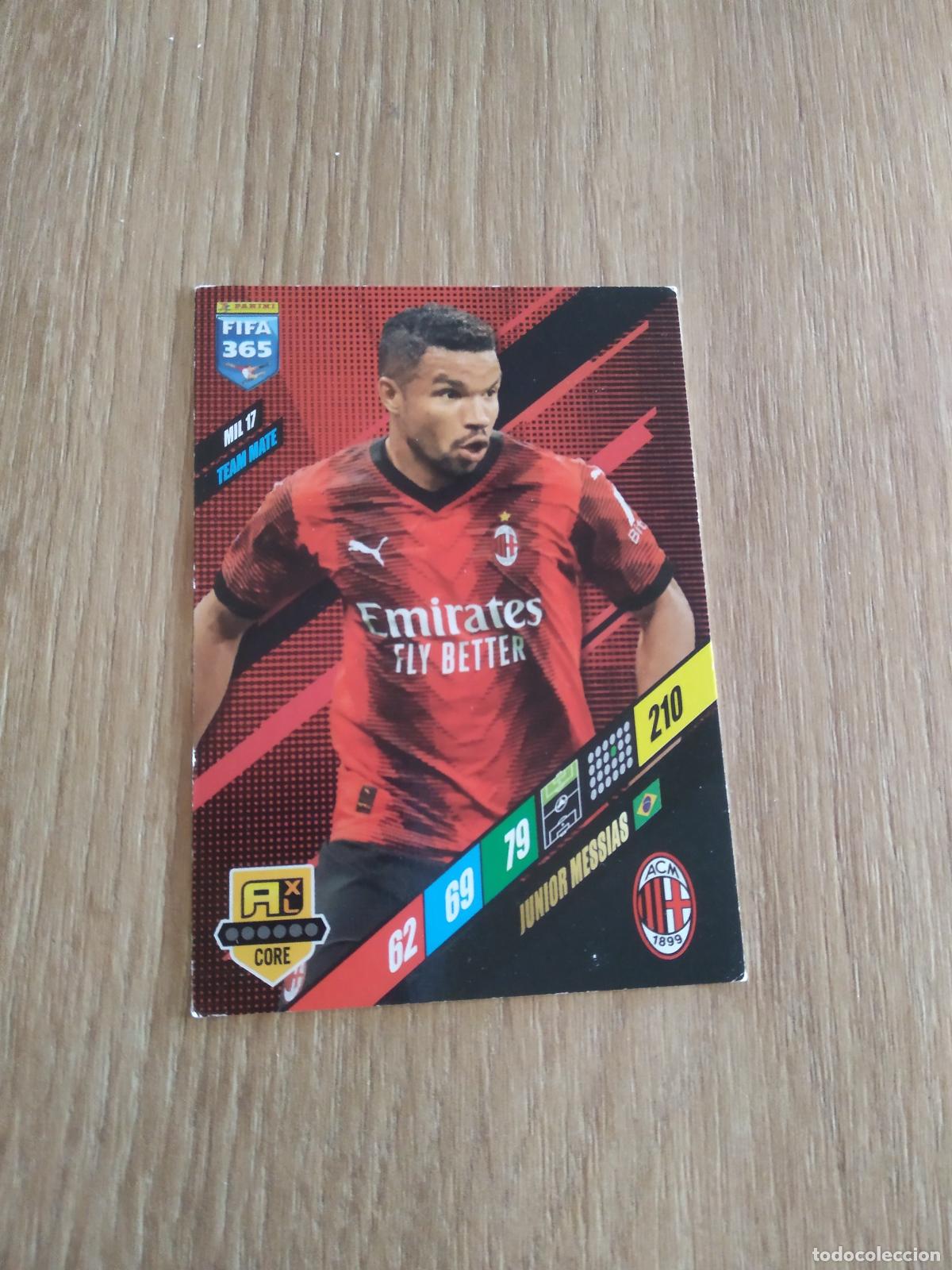 Cromos de Futebol: MIL 17 JUNIOR MESSIAS AC MILAN CROMO FUTBOL PANINI ADRENALYN 23-24 FIFA 365 2023-2024