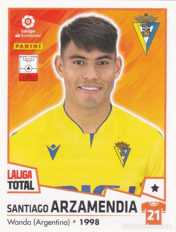 Football Stickers: LALIGA TOTAL 2022-23 * ARZAMENDIA N&ordm; 121 DEL CADIZ * NUEVO DE SOBRE (A-8)