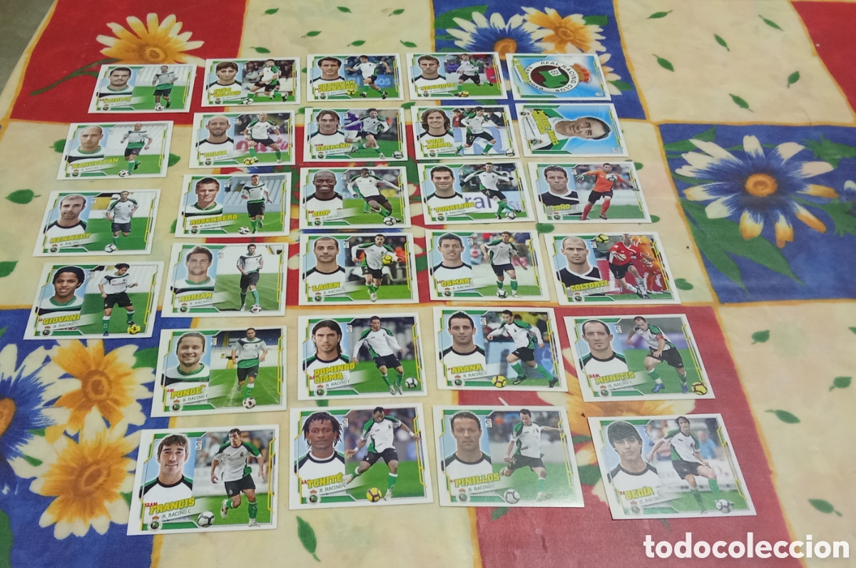 Football Stickers: 28 CROMOS DIFERENTES RACING SANTANDER LIGA ESTE TEMPORADA 2010 2011 10-11