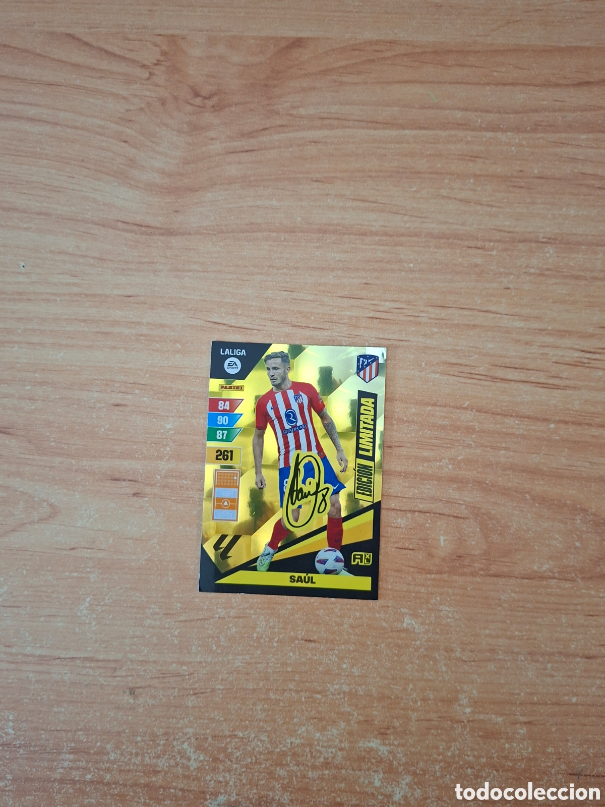 Football Stickers: Adrenalyn 23 24 saul at Madrid firmado edici&oacute;n limitada sin pegar ver fotos