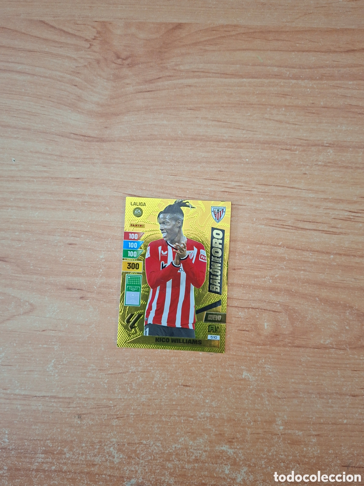 Fu&szlig;ball-Sticker: Adrenalyn 23 24 nico Williams Bilbao balo de oro sin pegar ver fotos