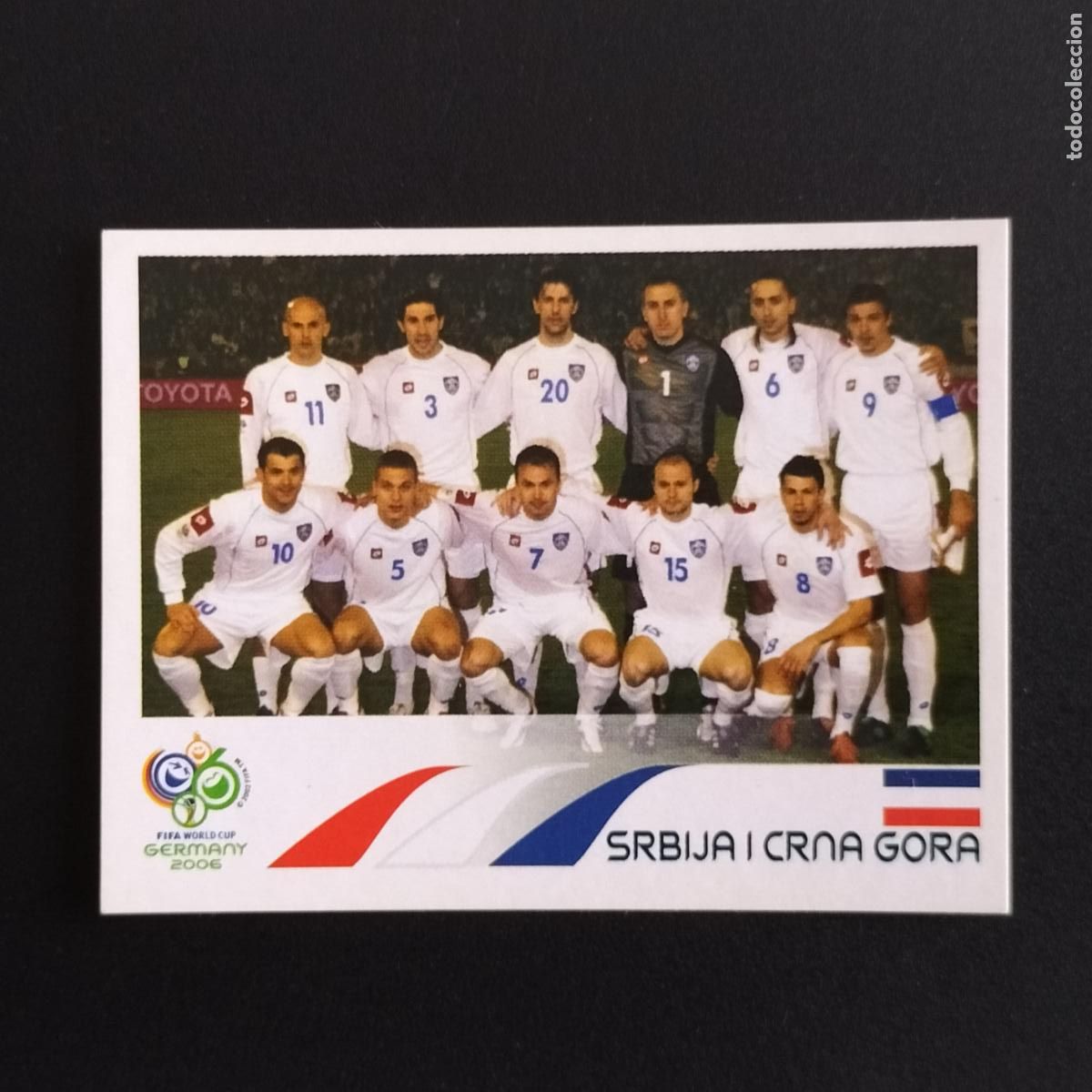 Cromos de F&uacute;tbol: 207 SELECCION EQUIPO SERBIA MONTENEGRO FIFA WORLD CUP GERMANY 2006 MUNDIAL FUTBOL ALEMANIA PANINI