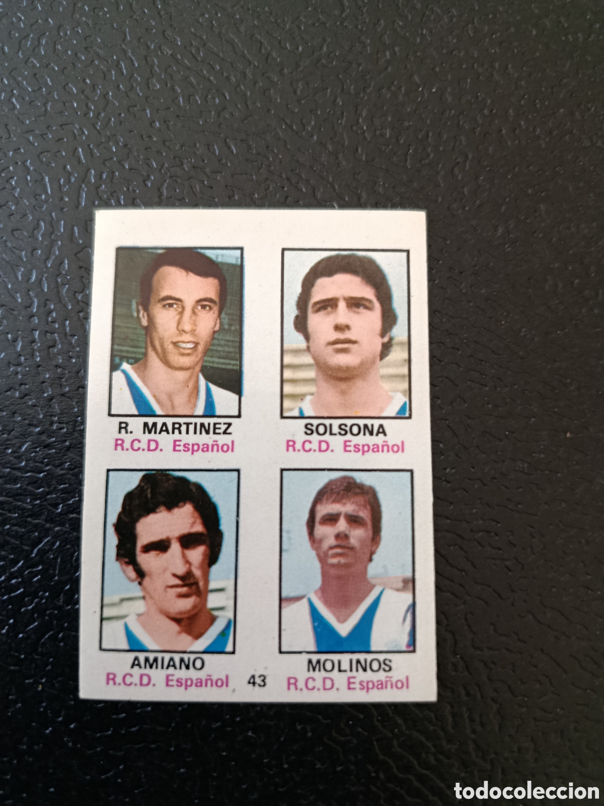 Cromos de F&uacute;tbol: ADHESIVO 430 RCD ESPA&Ntilde;OL FHER DISGRA LIGA 1974/75 74 75 ADHESIVO NUNCA USADO