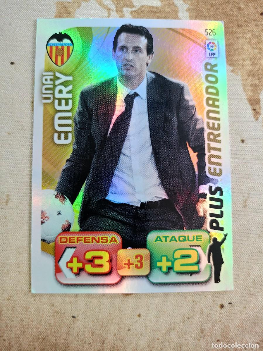 Cromos de F&uacute;tbol: # PLUS Entrenador 526 UNAI EMERY Adrenalyn 2011-12