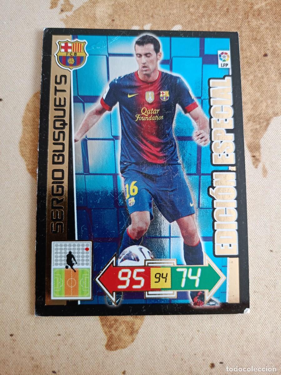 Cromos de F&uacute;tbol: # Edici&oacute;n Epecial SERGIO BUSQUETS Adrenalyn 2012-13