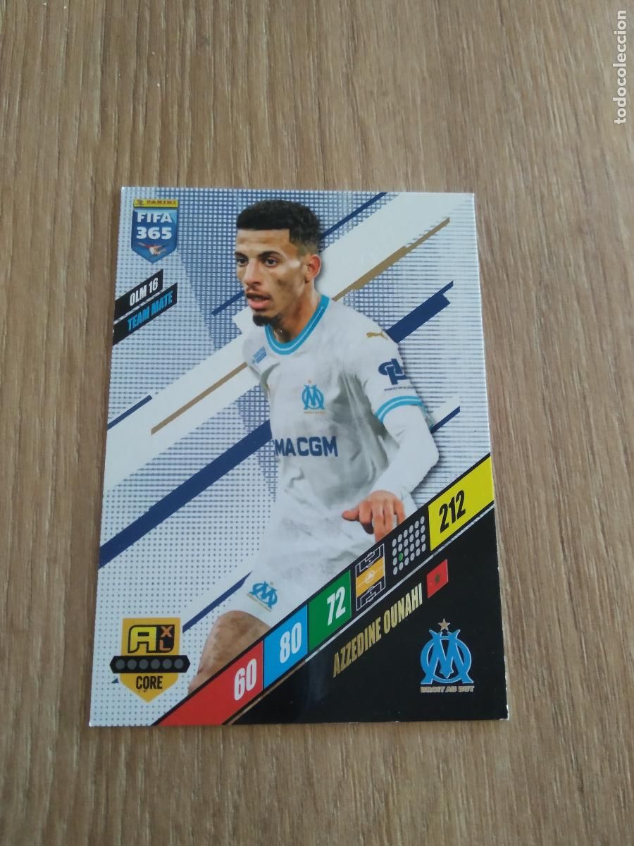 Cromos de F&uacute;tbol: OLM 16 AZZEDINE OUNAHI OLYMPIQUE MARSELLA CROMO FUTBOL PANINI ADRENALYN 23-24 FIFA 365 2023-2024