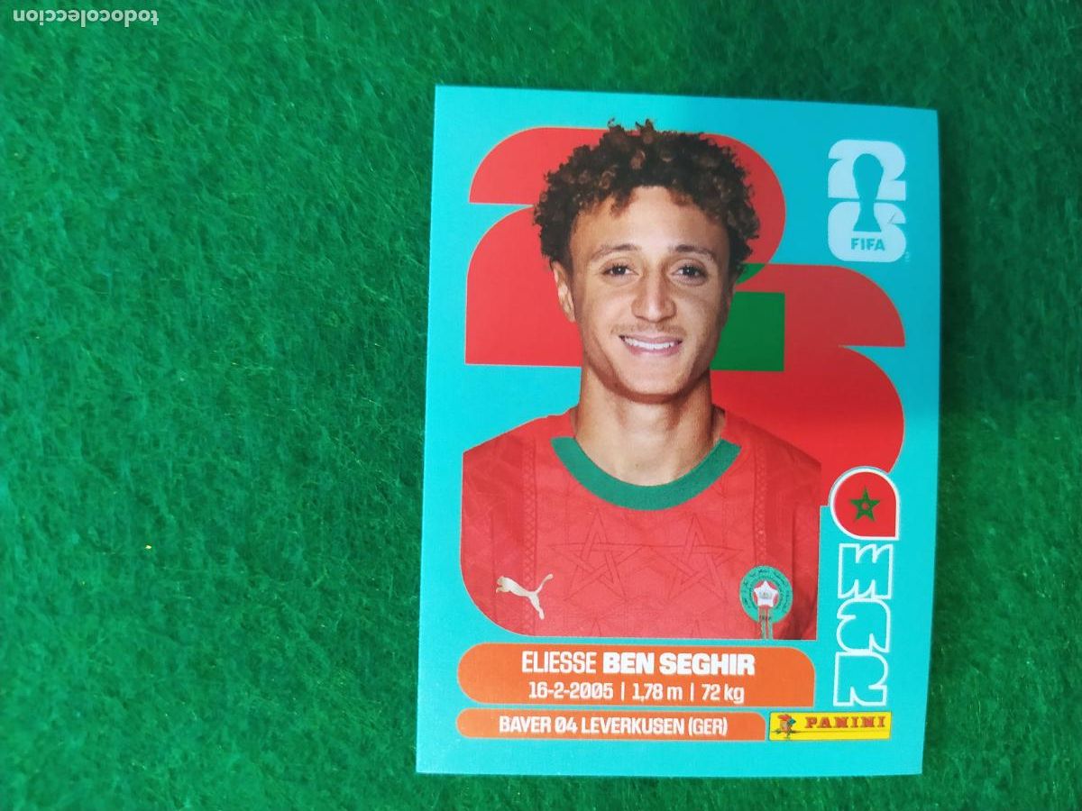 Fu&szlig;ball-Sticker: OFFICIAL STICKER COLLECTION WORLD CUP MUNDIAL 2026 - MARRUECOS N&ordm; 12 BEN SEGHIR