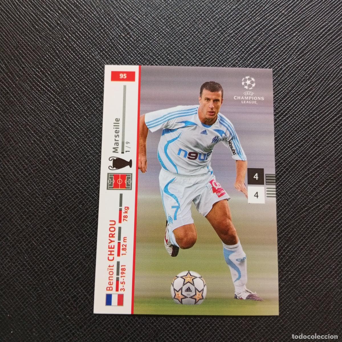 Football Stickers: 70 CHEYROU MARSELLA PANINI TRADING CARDS UEFA CHAMPIONS LEAGUE 2007 2008 - (MD2002-3) PG35 B
