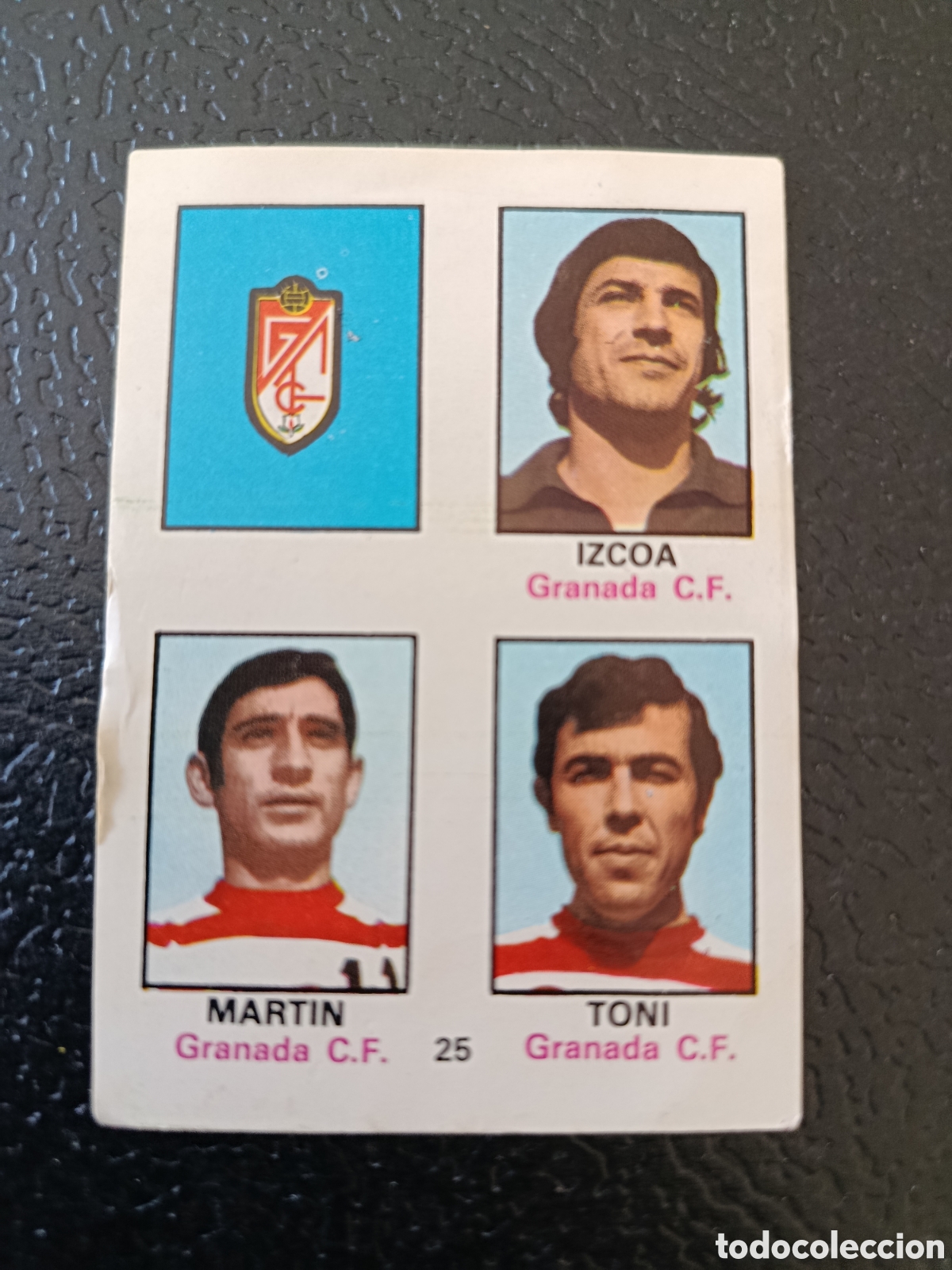 Football Stickers: ADHESIVO 25 GRANADA CF FHER DISGRA LIGA 1974/75 74 75 ADHESIVO NUNCA USADO