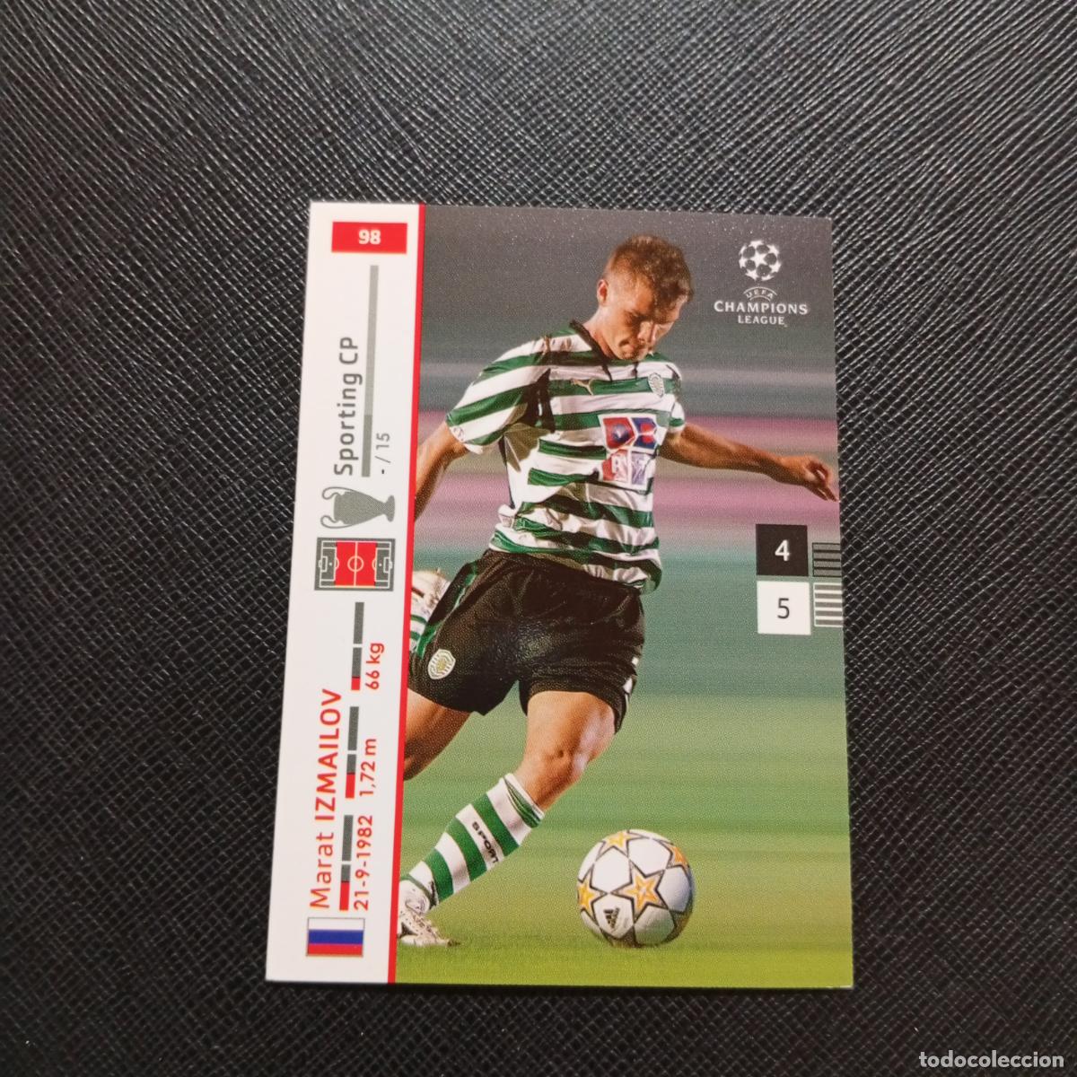 Cromos de F&uacute;tbol: 98 IZMAILOV SPORTING LISBOA PANINI TRADING CARDS UEFA CHAMPIONS LEAGUE 2007 2008 - (MD2002-3) PG35 B
