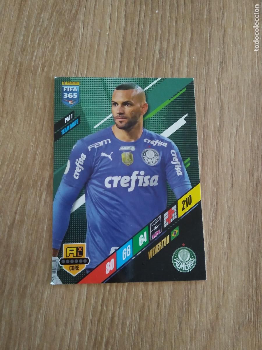 Cromos de F&uacute;tbol: PAL 1 WEVERTON PALMEIRAS CROMO FUTBOL PANINI ADRENALYN 23-24 FIFA 365 2023-2024