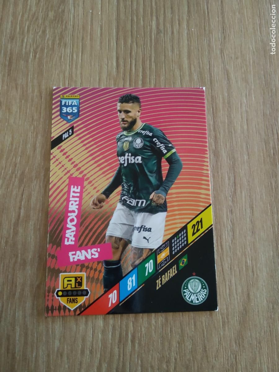 Fu&szlig;ball-Sticker: PAL 5 ZE RAFAEL PALMEIRAS CROMO FUTBOL PANINI ADRENALYN 23-24 FIFA 365 2023-2024