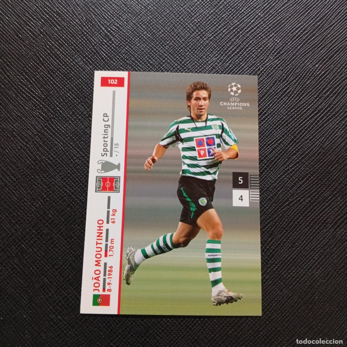 Fu&szlig;ball-Sticker: 102 JOAO MOUTINHO SPORTING PANINI TRADING CARDS UEFA CHAMPIONS LEAGUE 2007 2008 - (MD2002-3) PG37