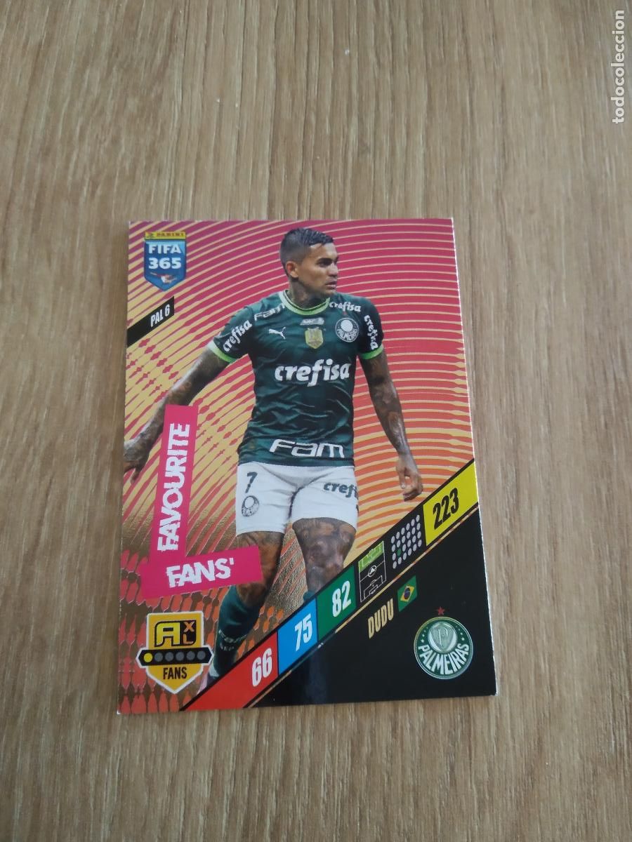 Cromos de Futebol: PAL 6 DUDU PALMEIRAS CROMO FUTBOL PANINI ADRENALYN 23-24 FIFA 365 2023-2024