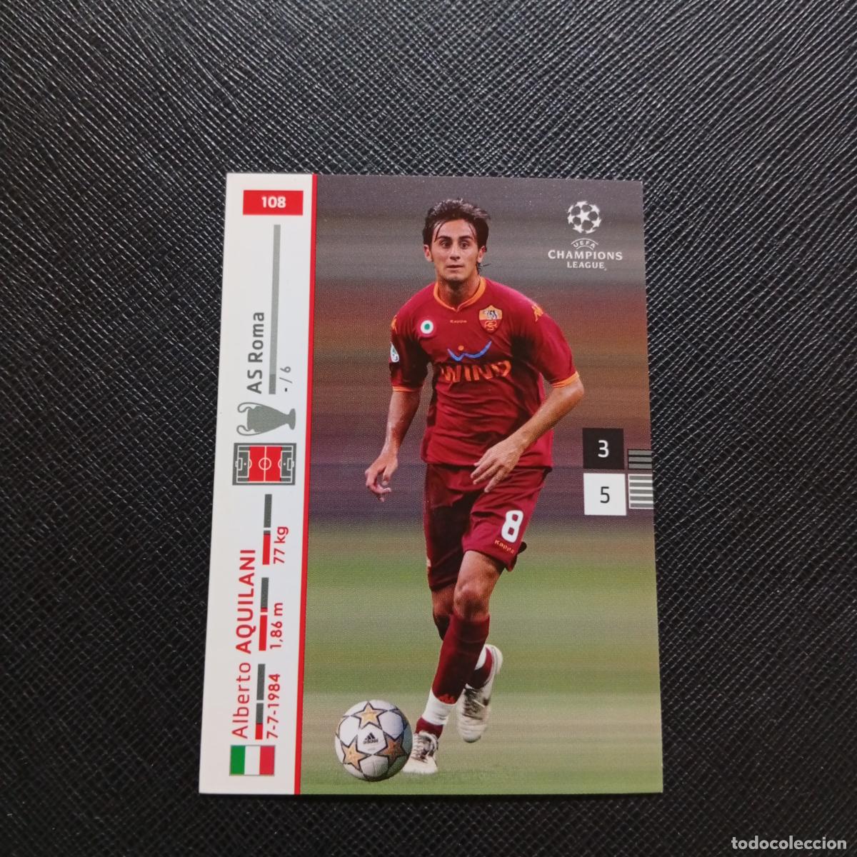 Football Stickers: 108 AQUILANI ROMA PANINI TRADING CARDS UEFA CHAMPIONS LEAGUE 2007 2008 - (MD2002-3) PG36 B