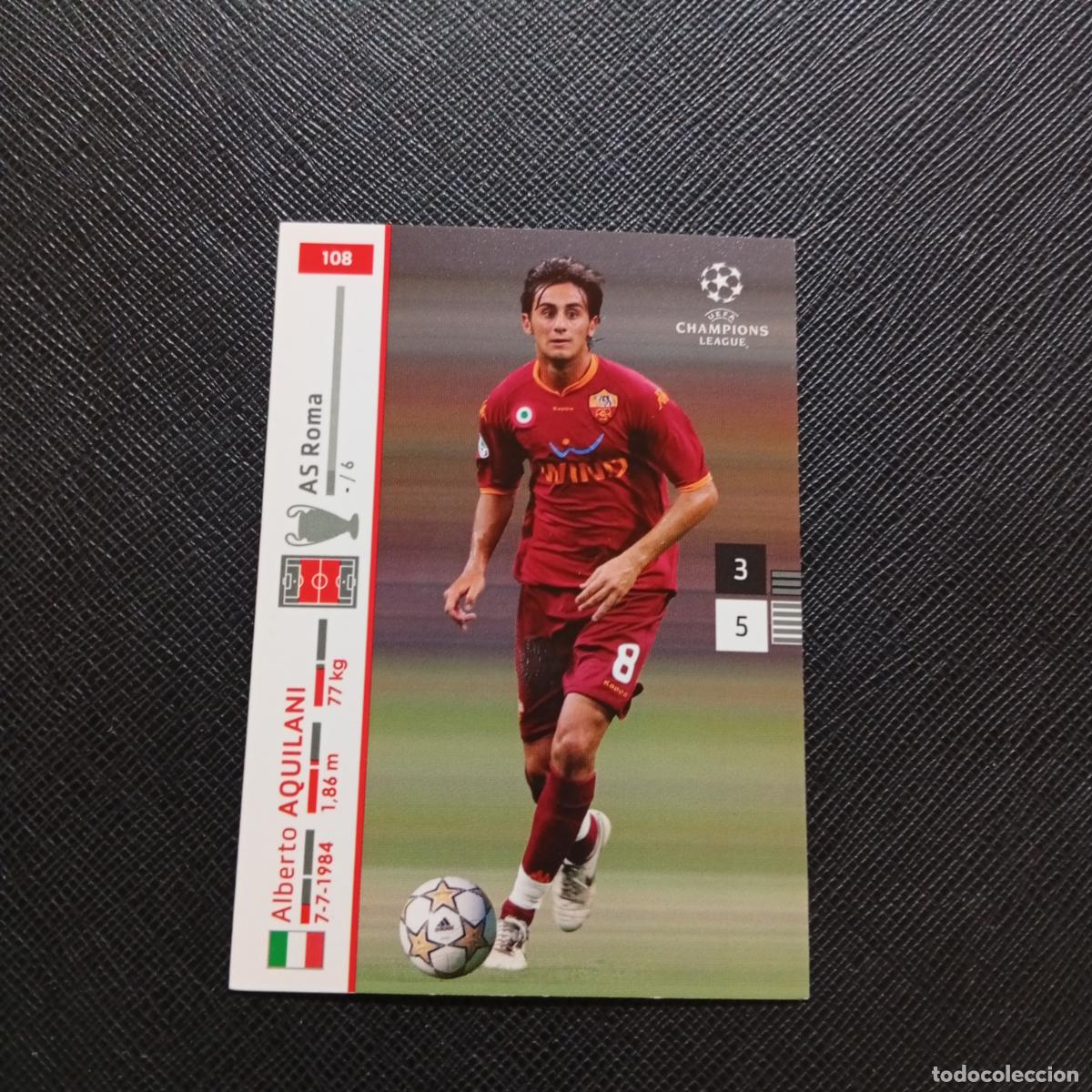 Cromos de F&uacute;tbol: 108 AQUILANI ROMA PANINI TRADING CARDS UEFA CHAMPIONS LEAGUE 2007 2008 - (MD2002-3) PG38