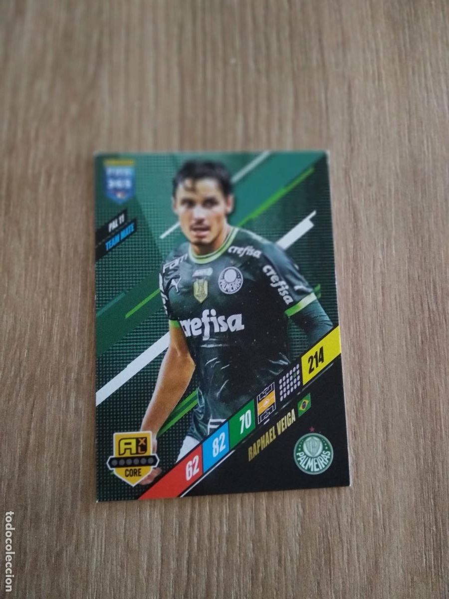 Cromos de F&uacute;tbol: PAL 11 RAPHAEL VEIGA PALMEIRAS CROMO FUTBOL PANINI ADRENALYN 23-24 FIFA 365 2023-2024