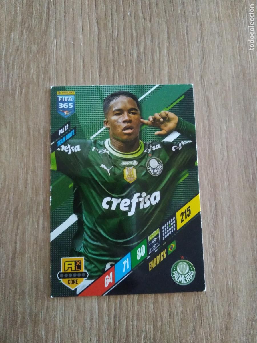 Fu&szlig;ball-Sticker: PAL 12 ENDRICK ROOKIE PALMEIRAS CROMO FUTBOL PANINI ADRENALYN 23-24 FIFA 365 2023-2024