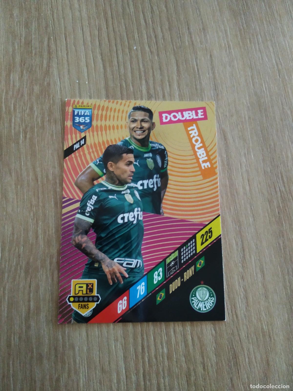 Cromos de F&uacute;tbol: PAL 14 DUDU RONY PALMEIRAS CROMO FUTBOL PANINI ADRENALYN 23-24 FIFA 365 2023-2024