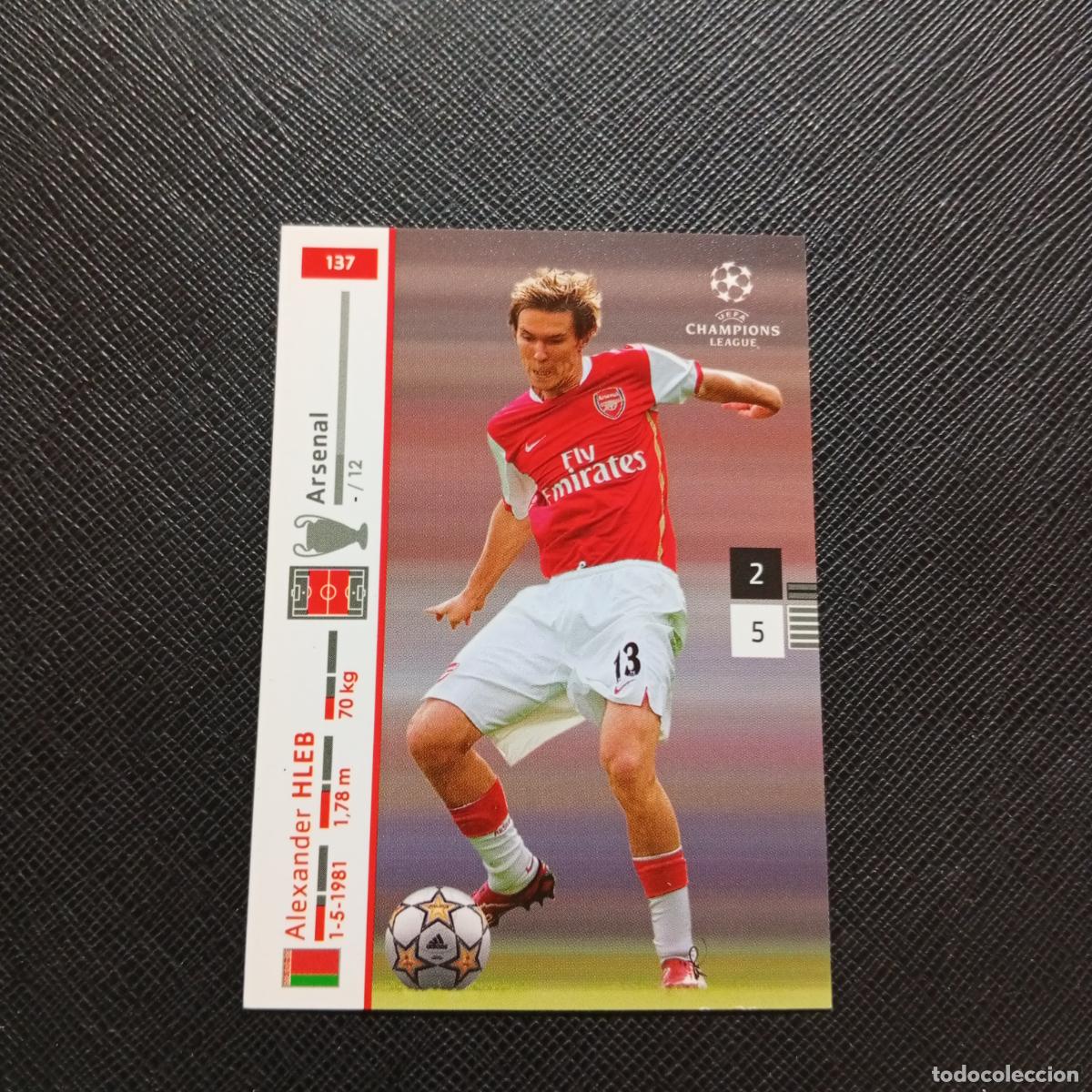 Cromos de Futebol: 137 HLEB ARSENAL PANINI TRADING CARDS UEFA CHAMPIONS LEAGUE 2007 2008 - (MD2002-3) PG37
