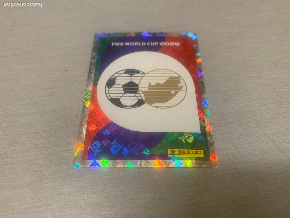 Fu&szlig;ball-Sticker: SUD&Aacute;FRICA RSA ESCUDO - LOGO / RSA 1 FIFA WORLD CUP 2026 - PANINI (NUEVO)