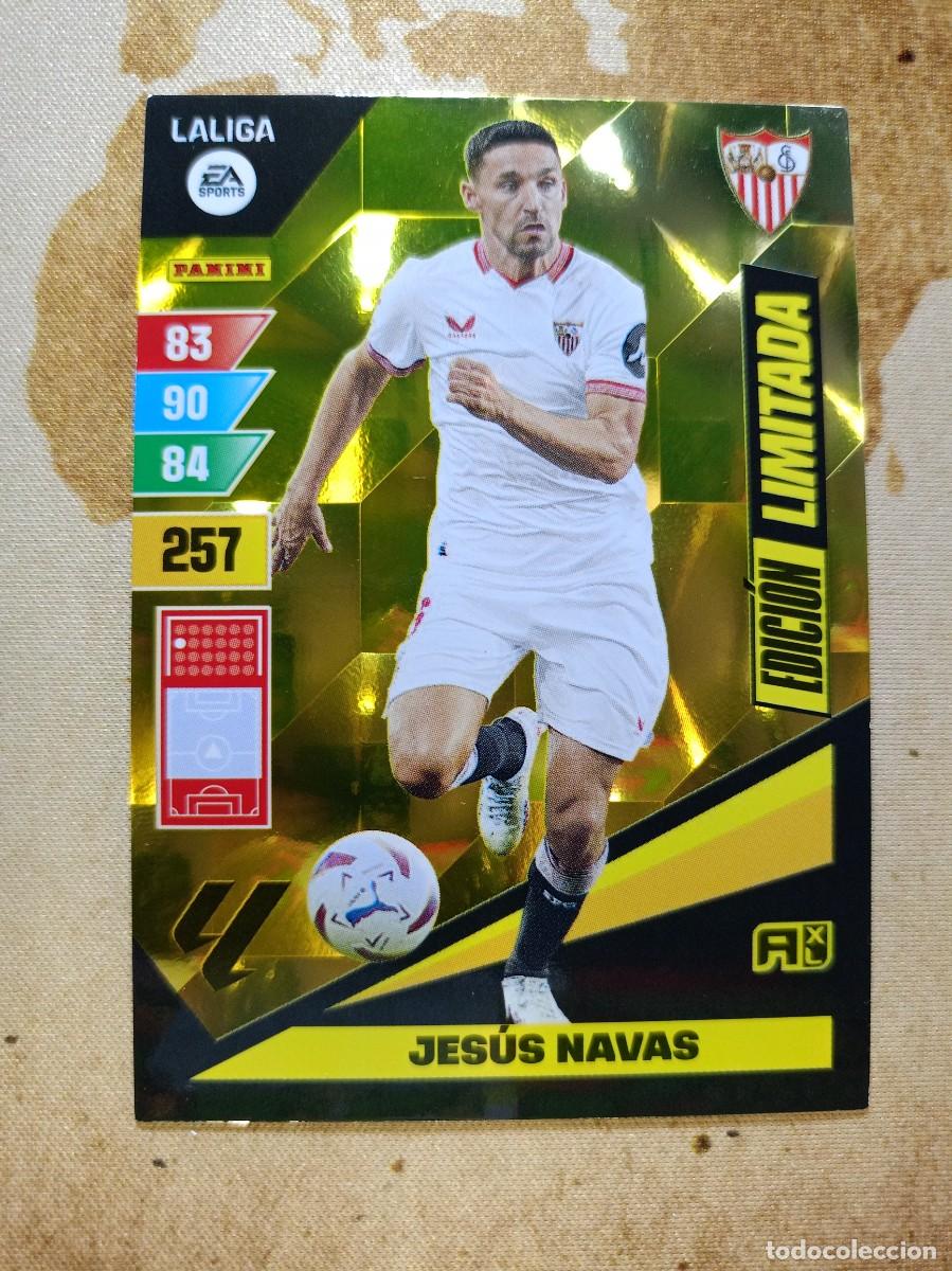 Cromos de F&uacute;tbol: Edici&oacute;n Limitada JES&Uacute;S NAVAS Adrenalyn 2023-24