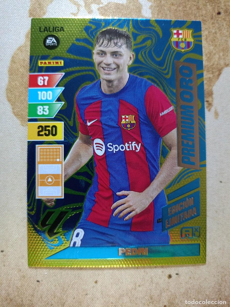 Cromos de F&uacute;tbol: Edici&oacute;n Limitada PREMIUM ORO PEDRI Adrenalyn 2023-24