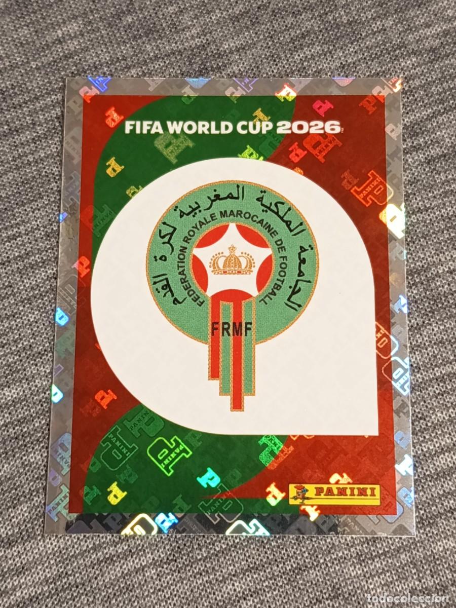 Fu&szlig;ball-Sticker: ESCUDO MARRUECOS MAR 1 STICKER MUNDIAL 2026 PANINI FIFA WORLD CUP NUEVO